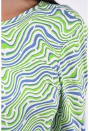 Rochie Noisy May Nmdestiny Open Back Jasmine Green Graphic Swirl